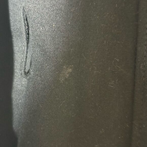 Nine West Black Long Sleeve Peacoat Jacket Size 2 Wool Blend Single Breasted - Picture 11 of 12